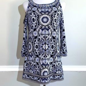 WHBM Cold Shoulder Top